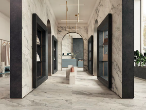 CAMOUFLAGE - Porcelain stoneware wall/floor tiles with marble effect _ Fiandre Architectural Surfaces